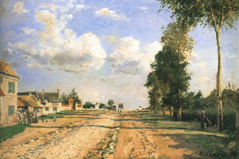 Camille Pissarro Versailles Road oil painting picture